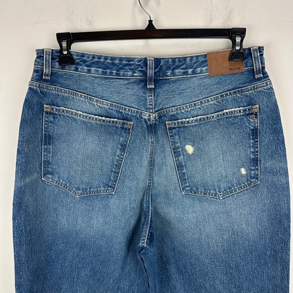 Madewell The Curvy Low Slung Baggy Jean Robertson Wash Rigid Blue US 30 NWT - Picture 12 of 15